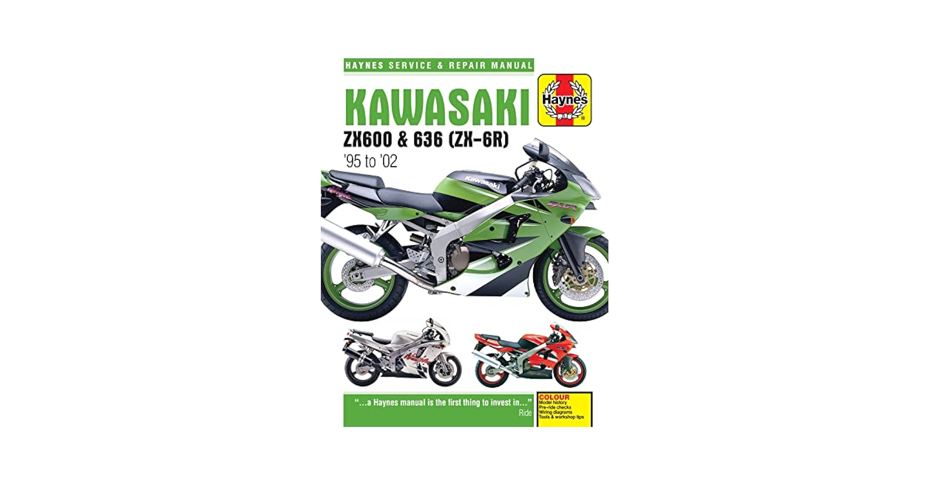 Kawasaki ZX600 & 636 (ZX-6R) '95 to '02 (Haynes Service